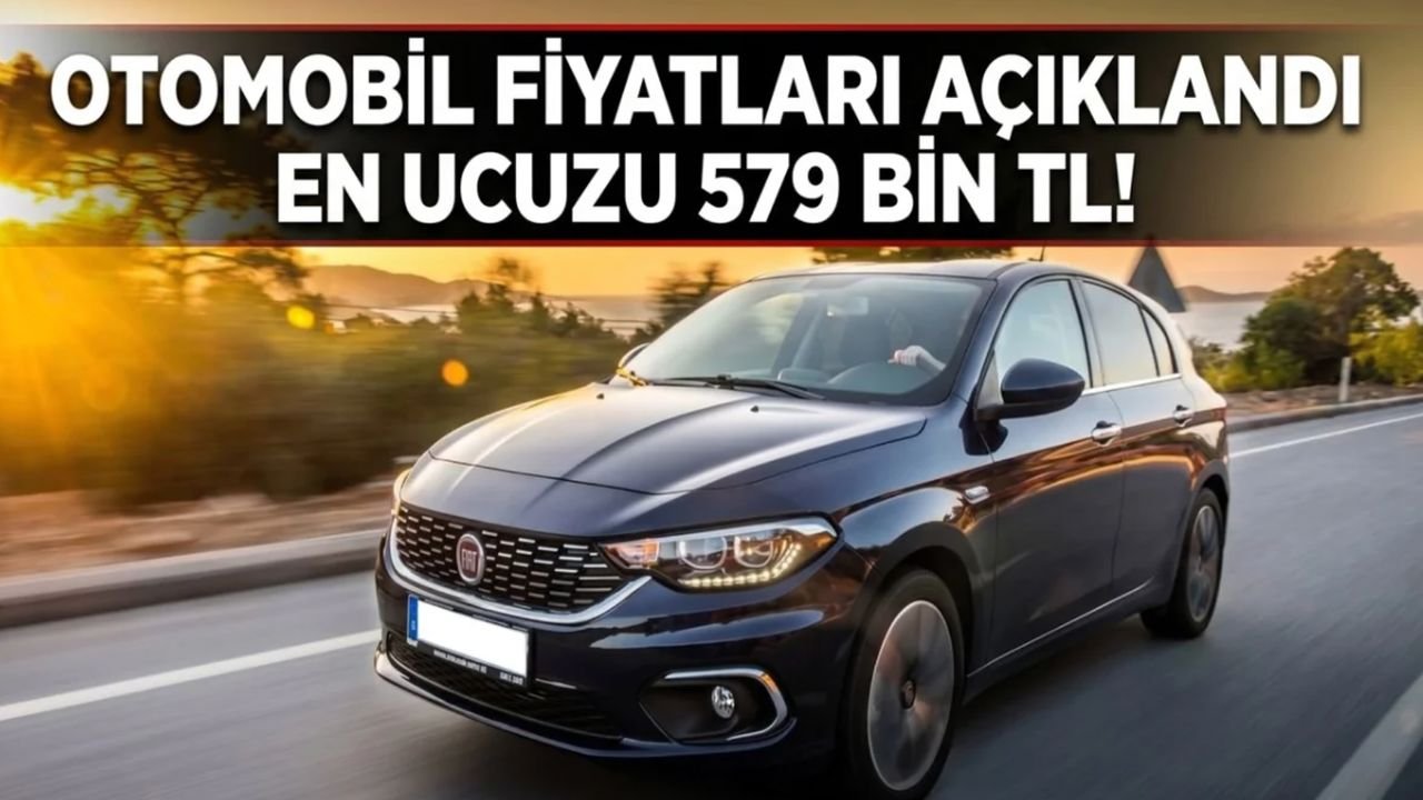 Otomobil Fiyatlarında Nisan Güncellemesi: En Ucuz Model 579 Bin TL Oldu